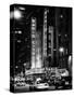 Radio City Music Hall and Yellow Cab by Night, Manhattan, Times Square, NYC, USA-Philippe Hugonnard-Stretched Canvas