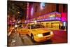 Radio City Music Hall by Night, New York City, New York, USA-null-Stretched Canvas