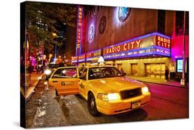 Radio City Music Hall by Night, New York City, New York, USA-null-Stretched Canvas