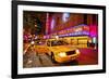 Radio City Music Hall by Night, New York City, New York, USA-null-Framed Art Print