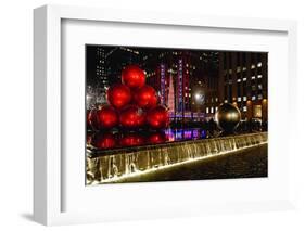 Radio City Music Hall Holiday Scenic, New York-George Oze-Framed Photographic Print