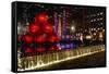 Radio City Music Hall Holiday Scenic, New York-George Oze-Framed Stretched Canvas