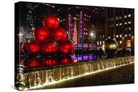 Radio City Music Hall Holiday Scenic, New York-George Oze-Stretched Canvas