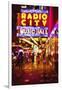 Radio City Music Hall II - In the Style of Oil Painting-Philippe Hugonnard-Framed Giclee Print