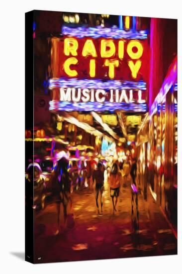 Radio City Music Hall II - In the Style of Oil Painting-Philippe Hugonnard-Stretched Canvas