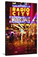 Radio City Music Hall II - In the Style of Oil Painting-Philippe Hugonnard-Stretched Canvas