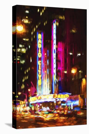 Radio City Music Hall III - In the Style of Oil Painting-Philippe Hugonnard-Stretched Canvas