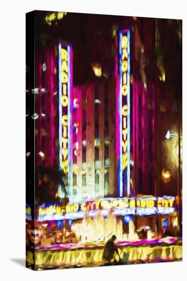 Radio City Music Hall IV - In the Style of Oil Painting-Philippe Hugonnard-Stretched Canvas