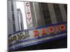 Radio City Music Hall, Manhattan, New York City, New York, United States of America, North America-Amanda Hall-Mounted Photographic Print