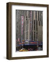 Radio City Music Hall, Manhattan, New York City, New York, USA-Amanda Hall-Framed Photographic Print