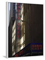 Radio City Music Hall, Manhattan, New York City, New York, USA-Amanda Hall-Framed Photographic Print