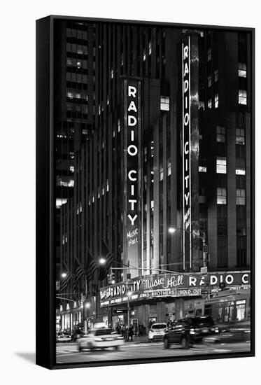 Radio City Music Hall - Manhattan - New York City - United States-Philippe Hugonnard-Framed Stretched Canvas