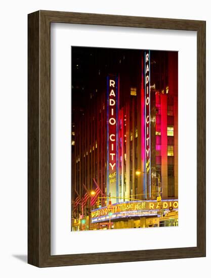 Radio City Music Hall - Manhattan - New York City - United States-Philippe Hugonnard-Framed Photographic Print