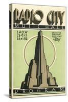 Radio City Music Hall Program, New York City-null-Stretched Canvas