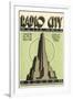 Radio City Music Hall Program, New York City-null-Framed Art Print