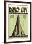 Radio City Music Hall Program, New York City-null-Framed Art Print