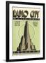 Radio City Music Hall Program, New York City-null-Framed Art Print