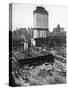 Radio City Music Hall under Construction-null-Stretched Canvas