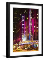 Radio City Music Hall-Philippe Hugonnard-Framed Giclee Print