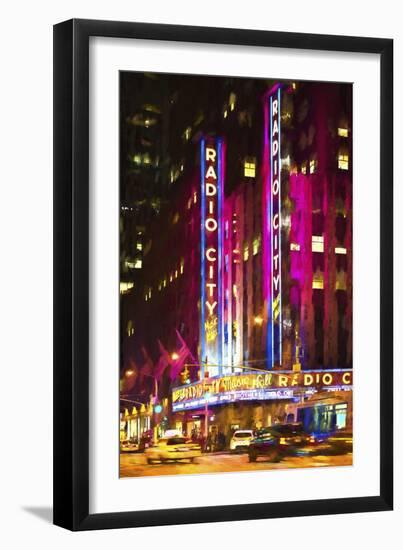 Radio City Music Hall-Philippe Hugonnard-Framed Premium Giclee Print