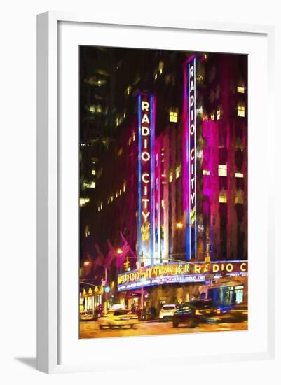 Radio City Music Hall-Philippe Hugonnard-Framed Giclee Print