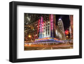 Radio City New York-null-Framed Art Print