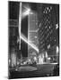 Radio City Shining with Many Bright Lights During the Night-Bernard Hoffman-Mounted Photographic Print