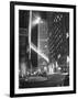 Radio City Shining with Many Bright Lights During the Night-Bernard Hoffman-Framed Photographic Print