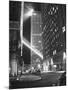 Radio City Shining with Many Bright Lights During the Night-Bernard Hoffman-Mounted Photographic Print