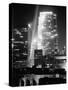 Radio City Shining with Many Bright Lights During the Night-Bernard Hoffman-Stretched Canvas