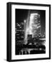 Radio City Shining with Many Bright Lights During the Night-Bernard Hoffman-Framed Photographic Print