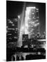 Radio City Shining with Many Bright Lights During the Night-Bernard Hoffman-Mounted Photographic Print