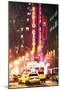 Radio City Taxis-Philippe Hugonnard-Mounted Premium Giclee Print