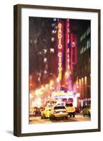 Radio City Taxis-Philippe Hugonnard-Framed Giclee Print