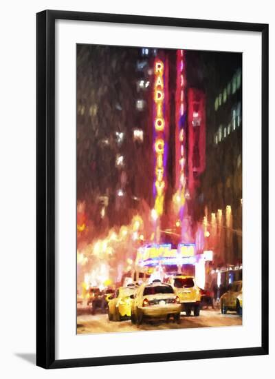 Radio City Taxis-Philippe Hugonnard-Framed Giclee Print