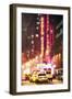 Radio City Taxis-Philippe Hugonnard-Framed Giclee Print