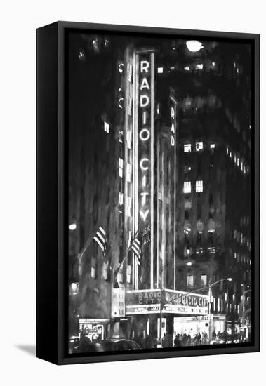 Radio City-Philippe Hugonnard-Framed Stretched Canvas