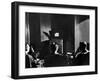 Radio Corporation of America Executives Watching Brand New Invention Called Television-Carl Mydans-Framed Photographic Print