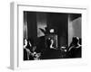 Radio Corporation of America Executives Watching Brand New Invention Called Television-Carl Mydans-Framed Photographic Print
