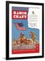 Radio Craft: American Soldiers Stake the Flag-null-Framed Art Print