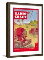 Radio Craft: Electronic Gun Director-null-Framed Art Print