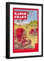 Radio Craft: Electronic Gun Director-null-Framed Art Print