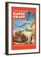 Radio-Craft: Fighter Plane-Alex Schomburg-Framed Art Print