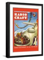 Radio-Craft: Fighter Plane-Alex Schomburg-Framed Art Print