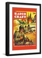 Radio-Craft: Ground Troops-Alex Schomburg-Framed Art Print