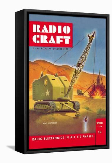 Radio Craft: Mine Destroyer-null-Framed Stretched Canvas