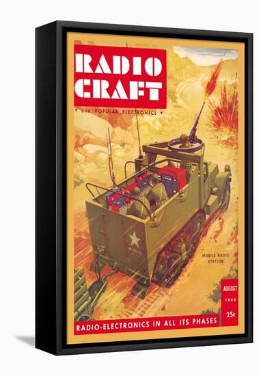 Radio Craft: Mobile Radio Station-null-Framed Stretched Canvas