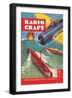 Radio Craft: Radio Motored Torpedoes-null-Framed Art Print