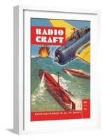 Radio Craft: Radio Motored Torpedoes-null-Framed Art Print