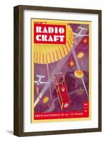 Radio Craft: Sky Radio Blankets Enemy-null-Framed Art Print